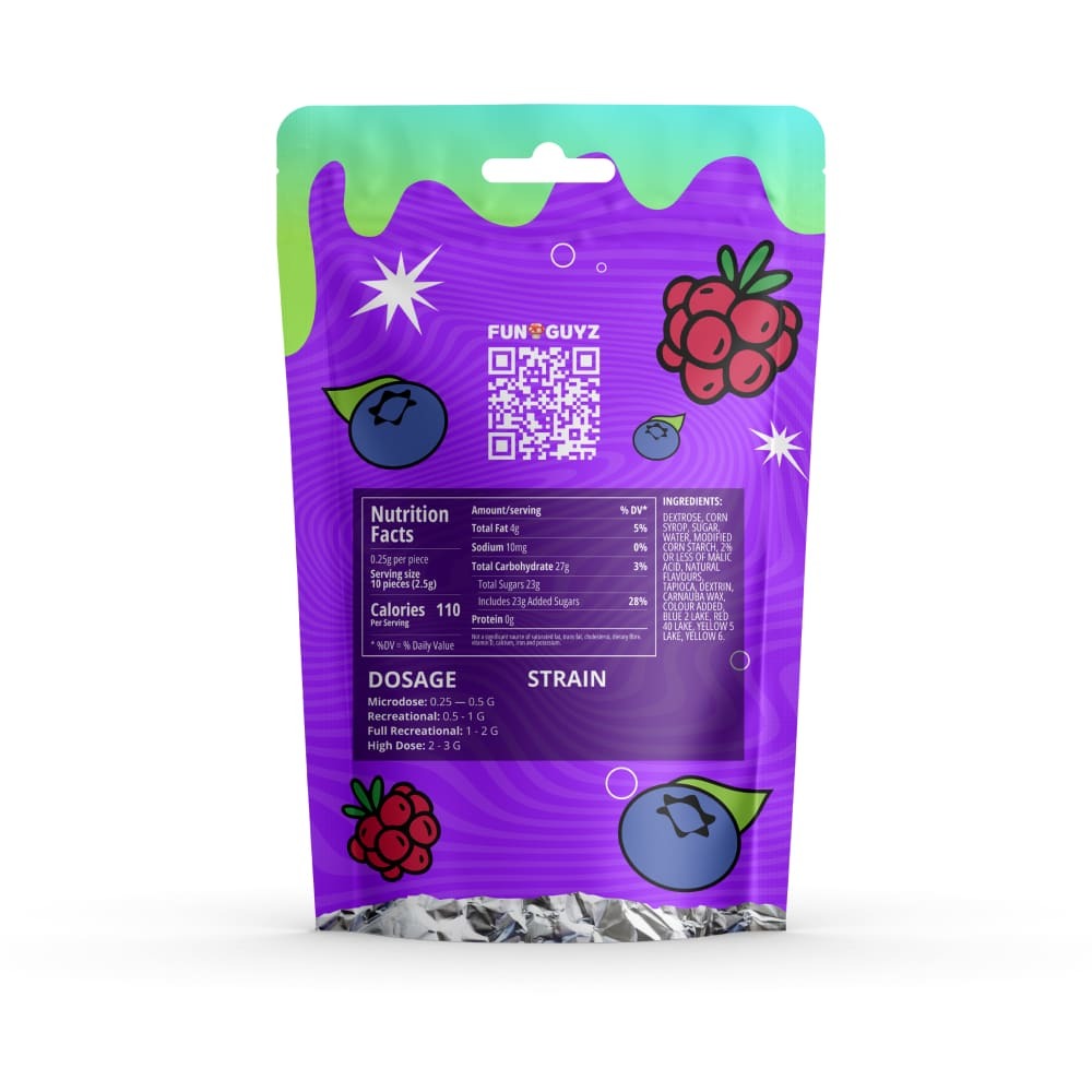 FunGuyz Psilocybin Gummies – Wild Berries